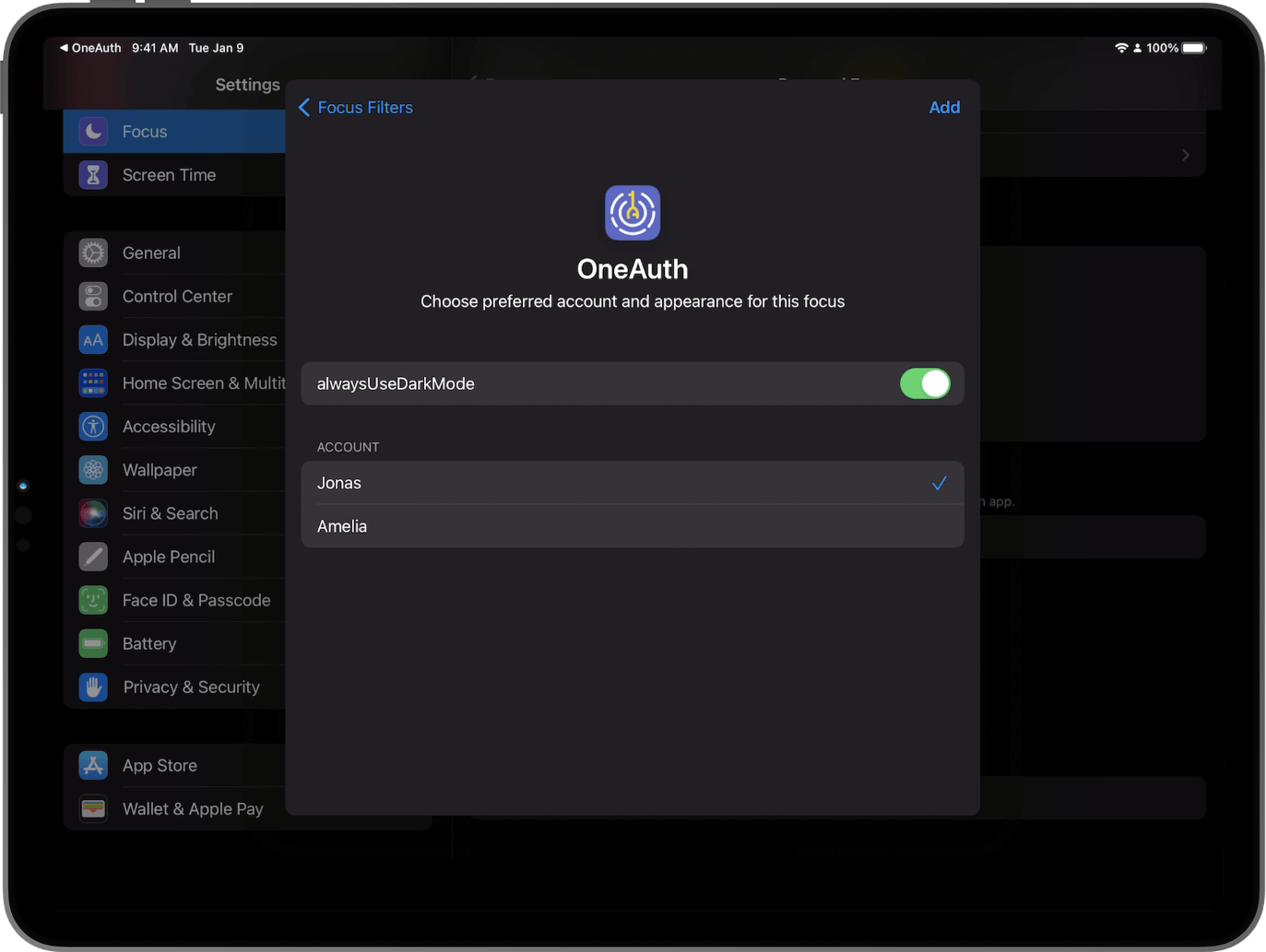 Live text Screen