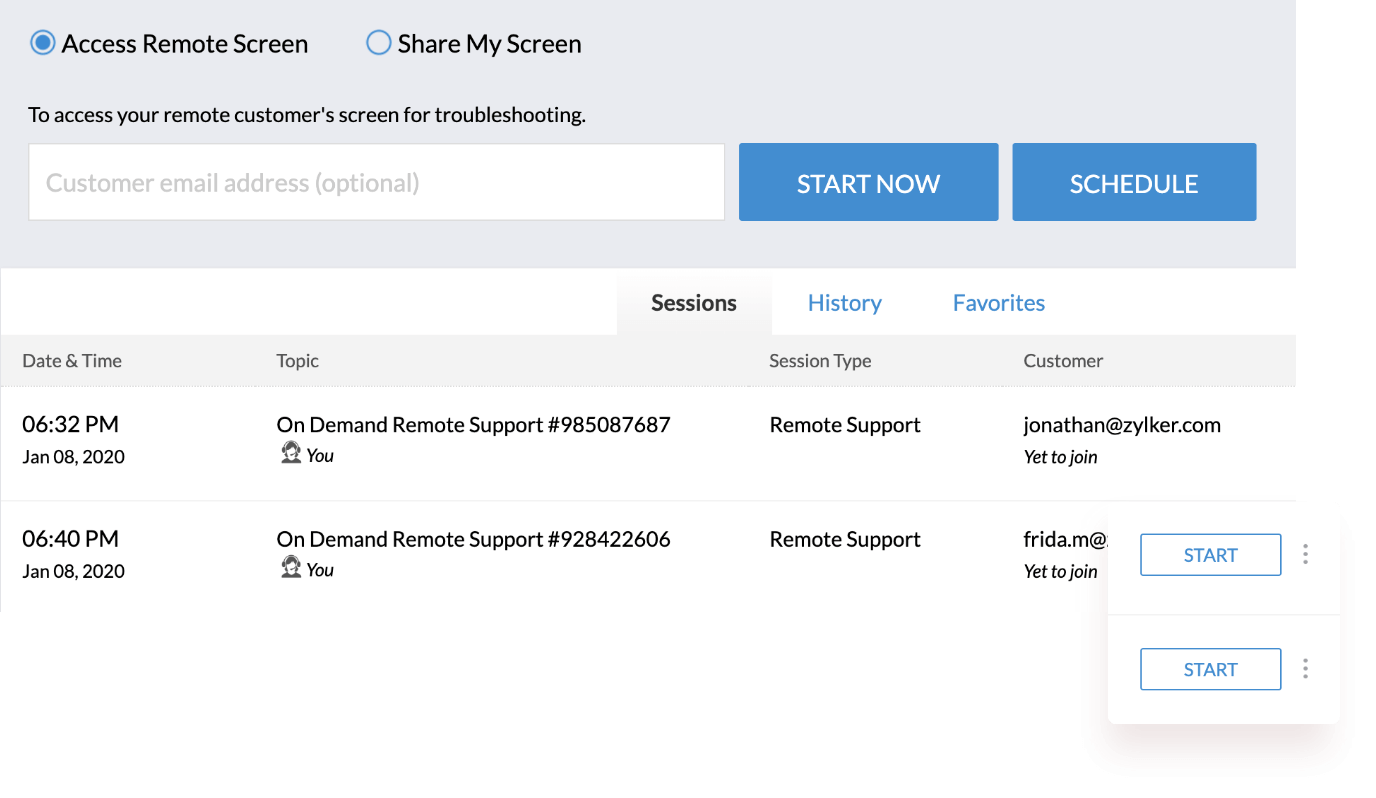Remote desktop connection Windows 10 - Zoho Assist