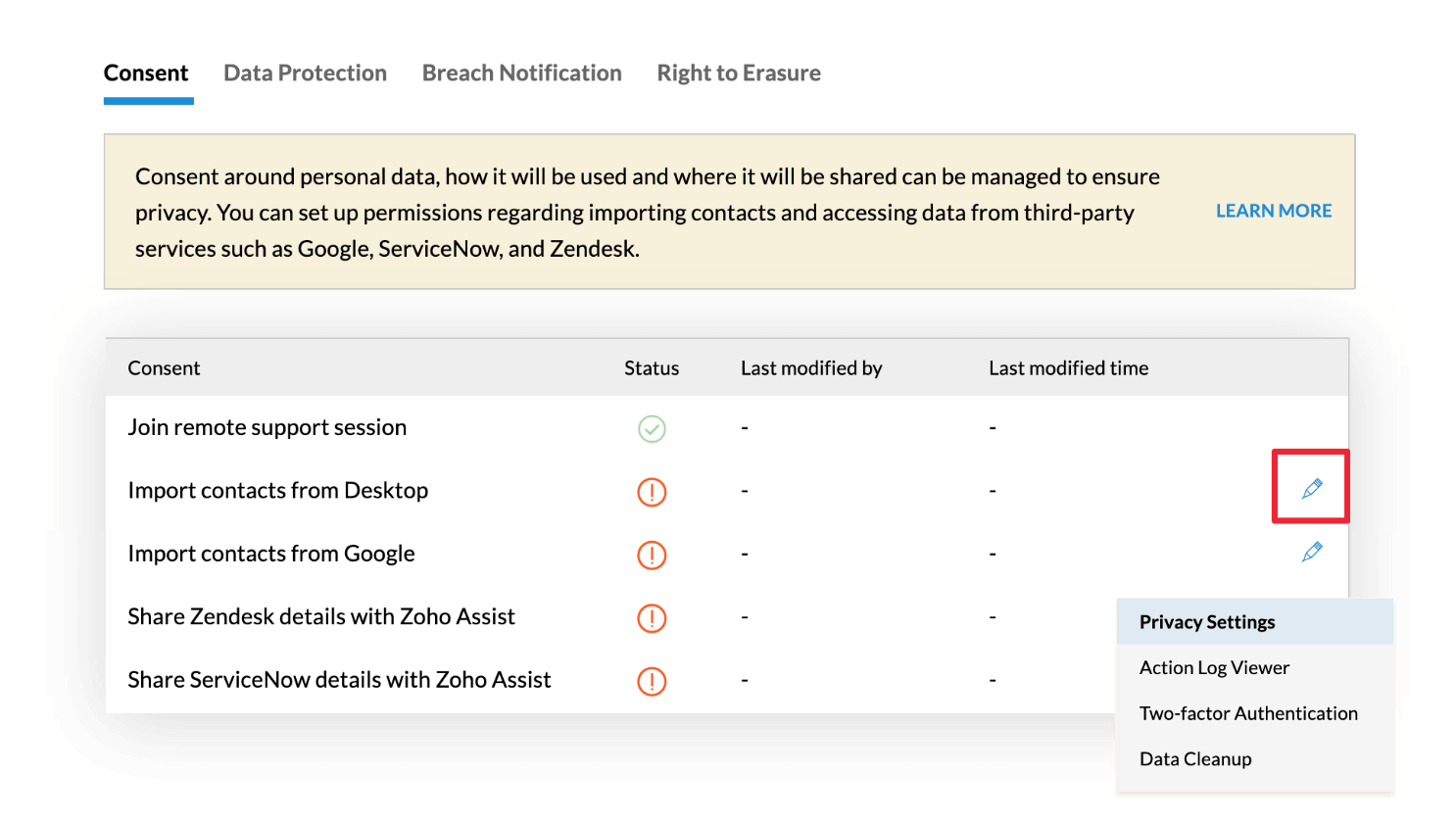 Establish secure remote desktop connection with Zoho Assist