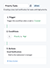Set triggers, conditions and actions to create a workflow in three easy steps in Bigin.