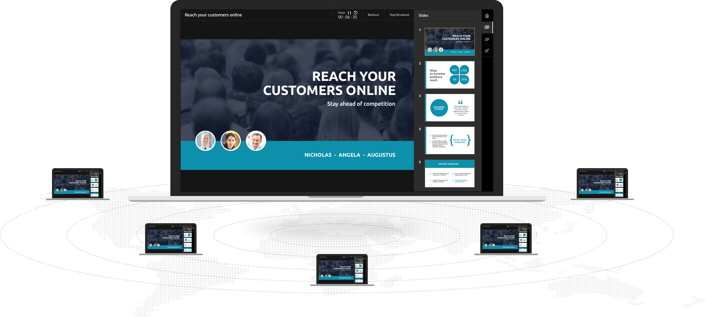Broadcast Your Presentation Banner Broadcast Your Presentation Banner