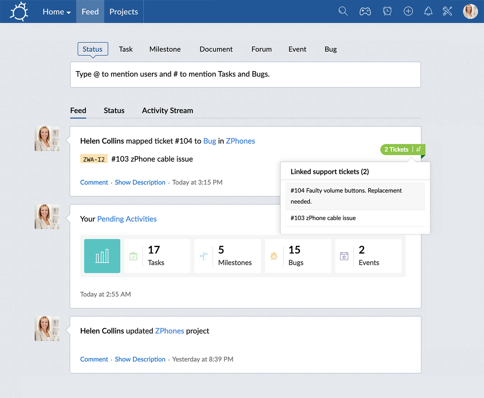 Bug tracker