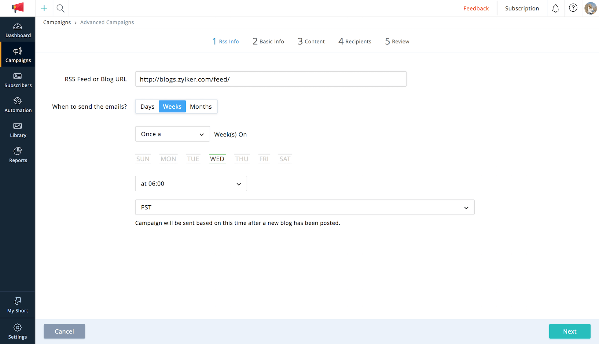 RSS Email