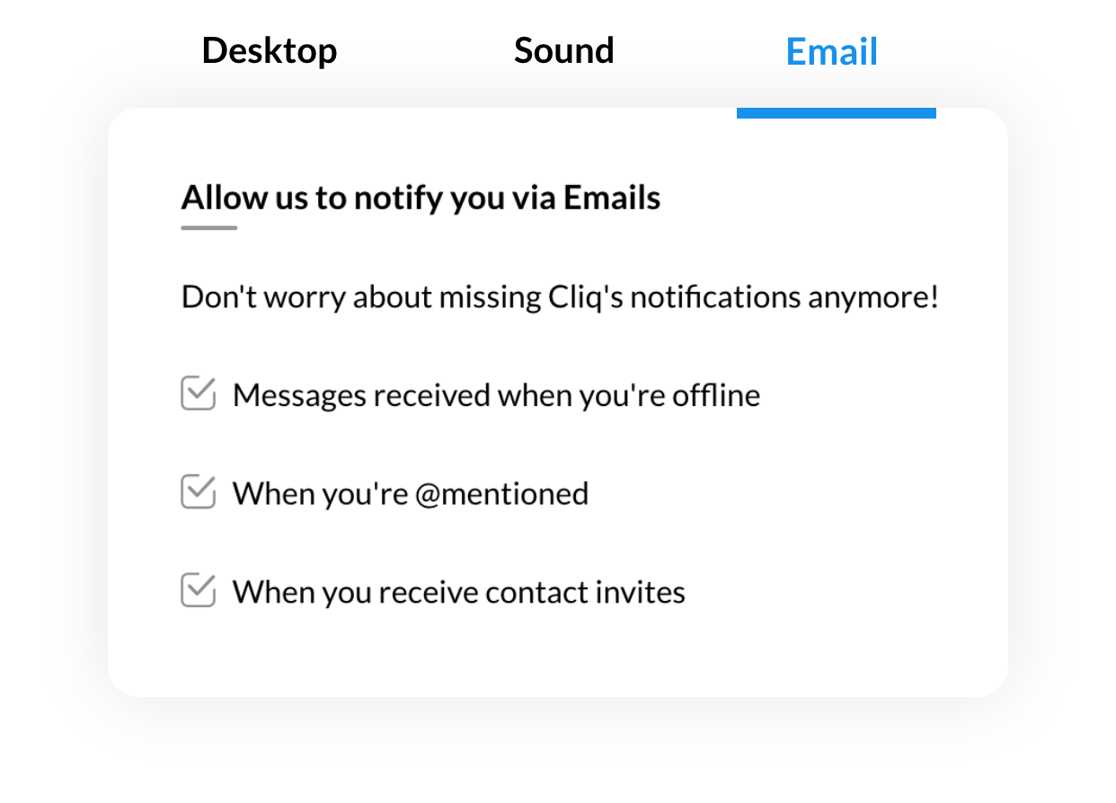 Cliq Enterprise customization
