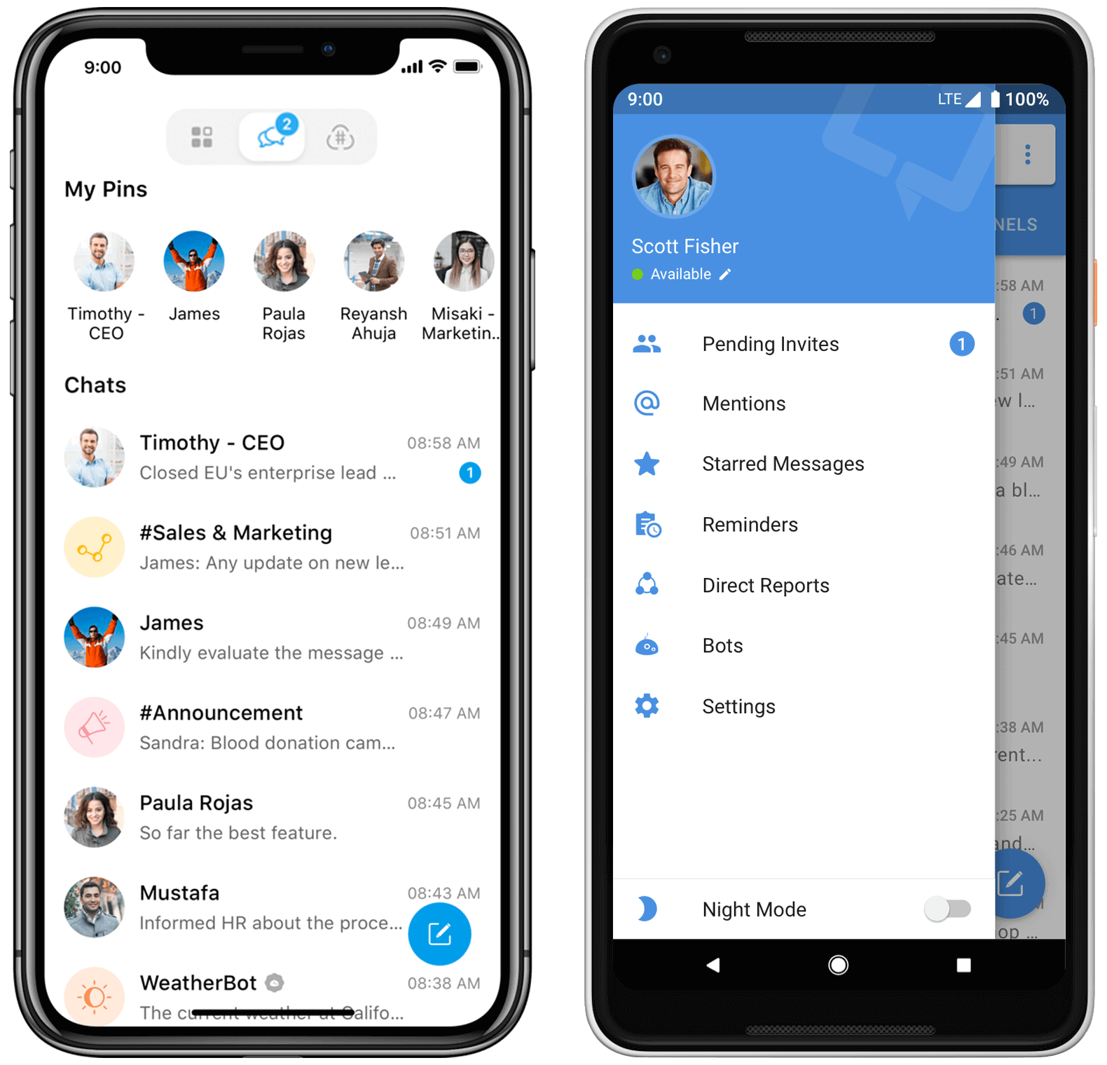 Stay connected through Cliq mobile apps