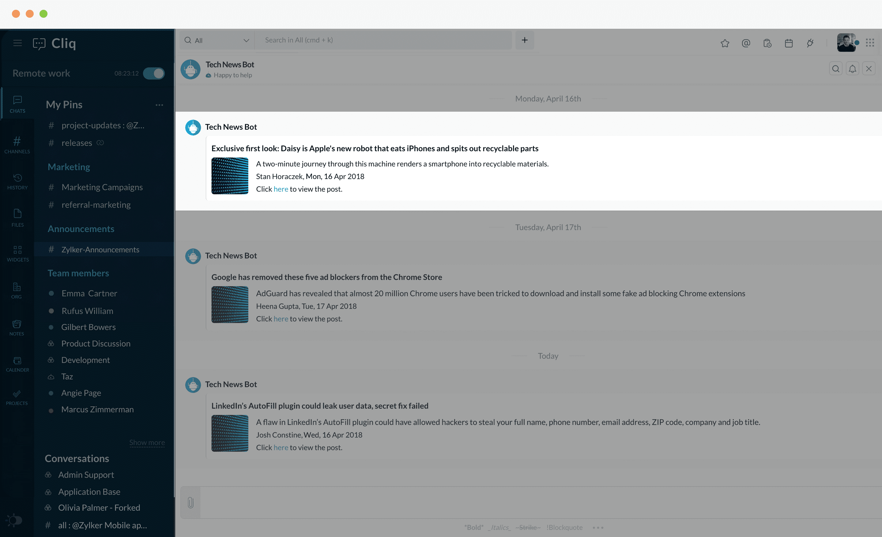 Tech News Bot