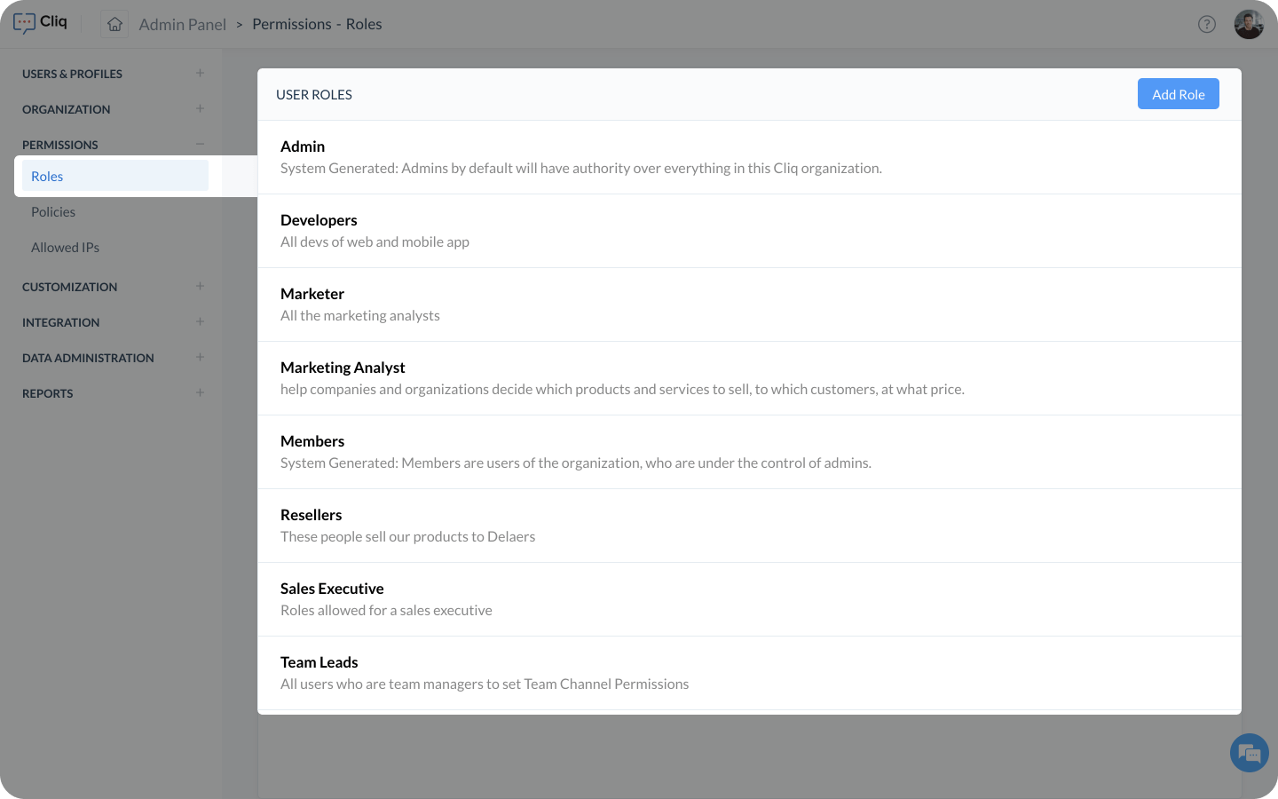 create user roles