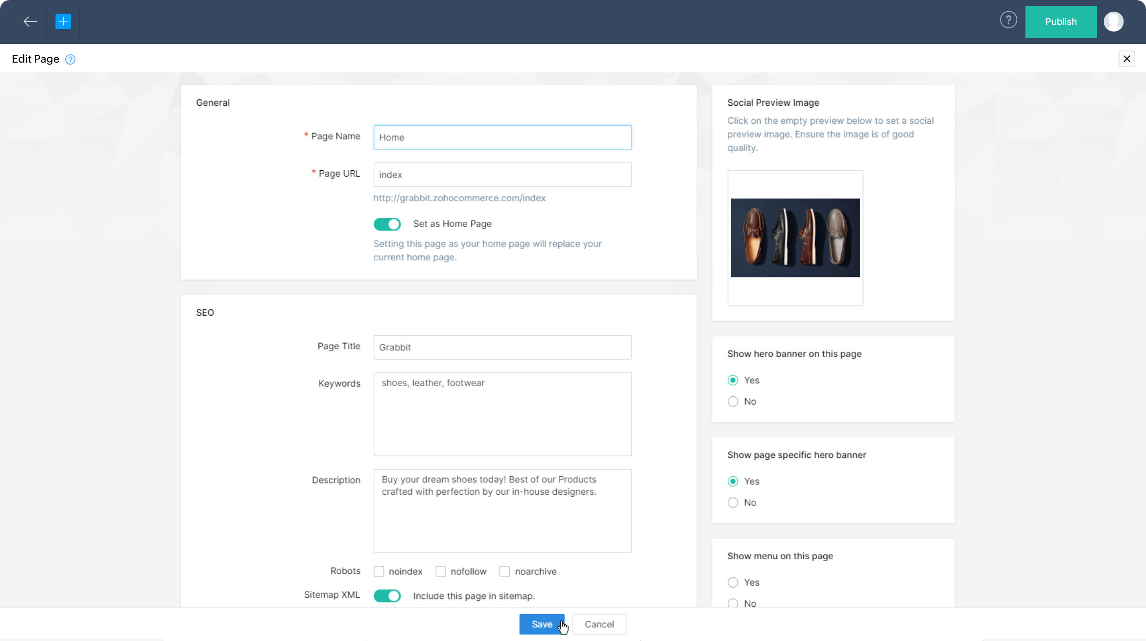 Create a world-class online store