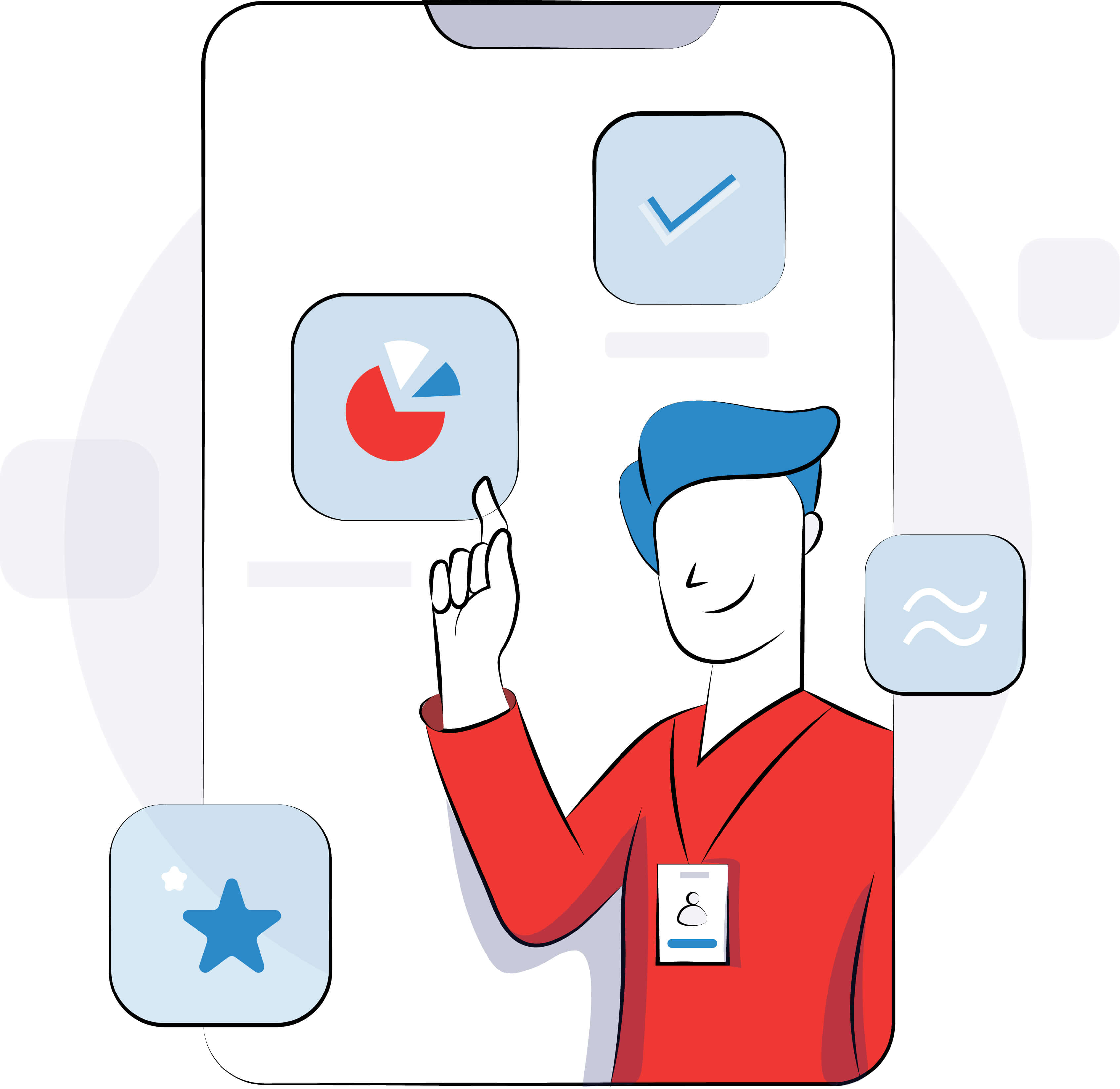 Department-based app deployment