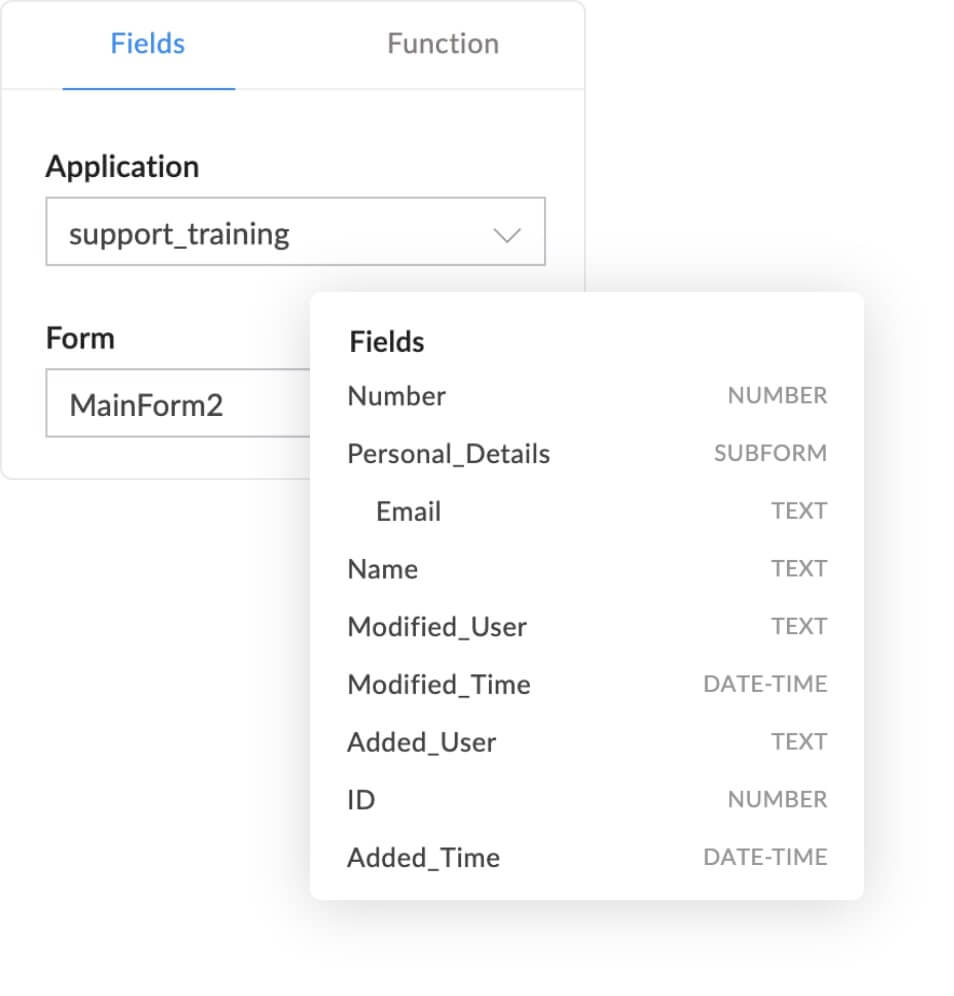 Refer fields