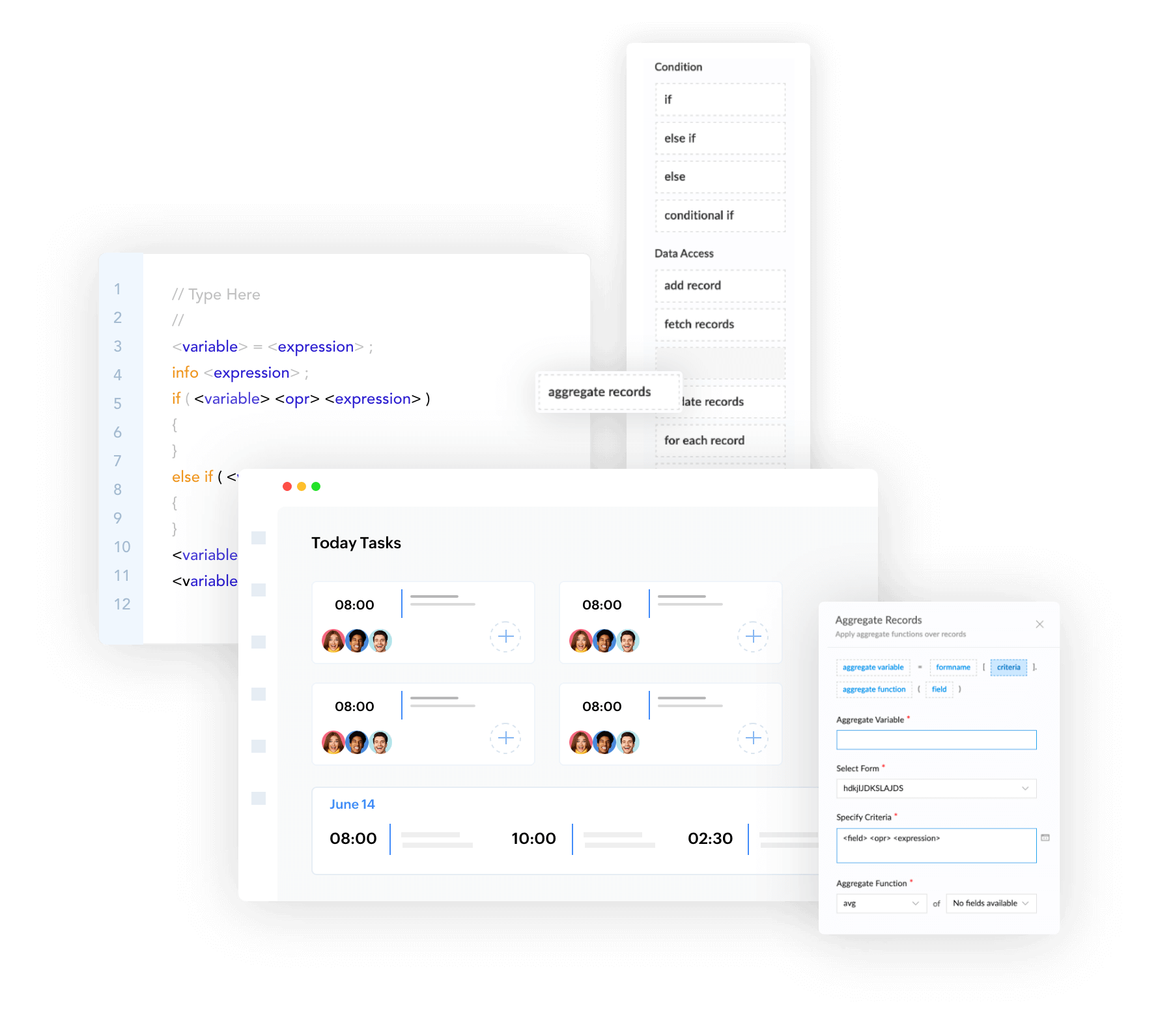 Enabling service automation with low-code