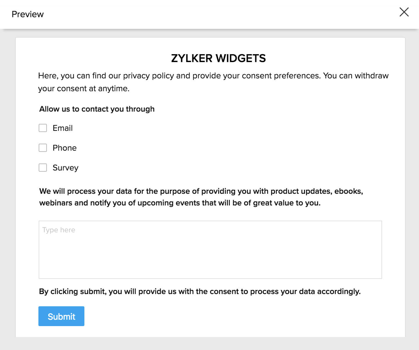 Consent Form