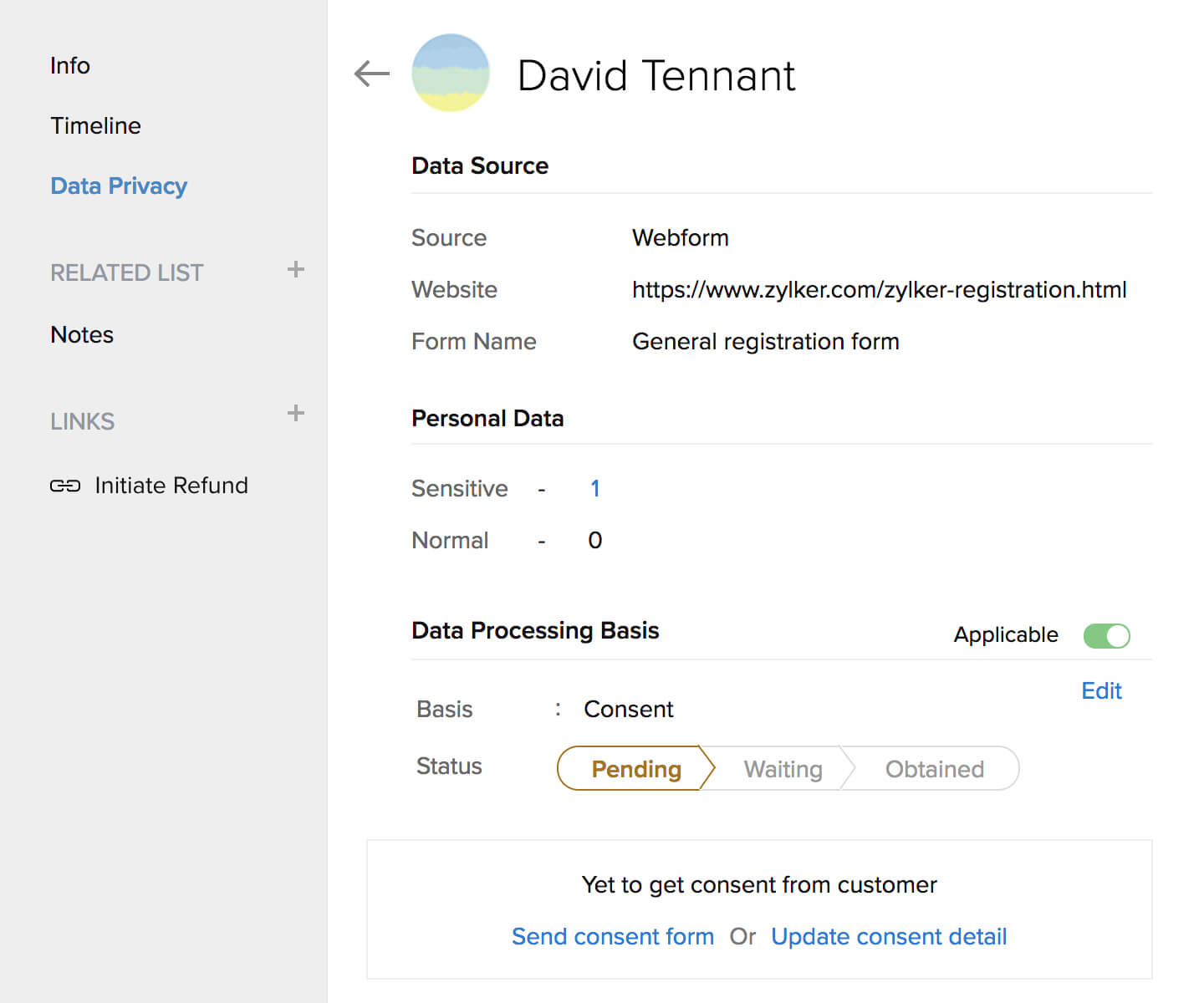 Data Source Tracking