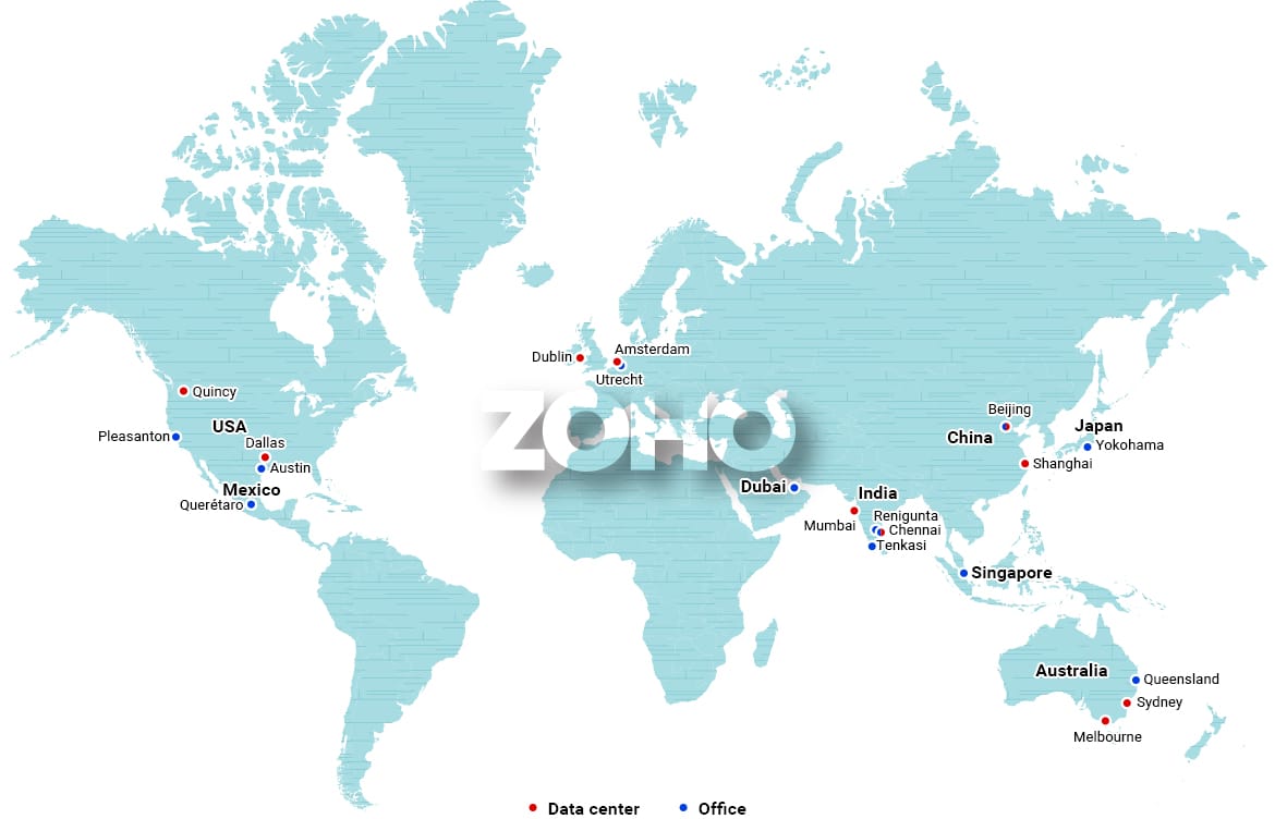 pourquoi-zoho-crm-présence-mondiale
