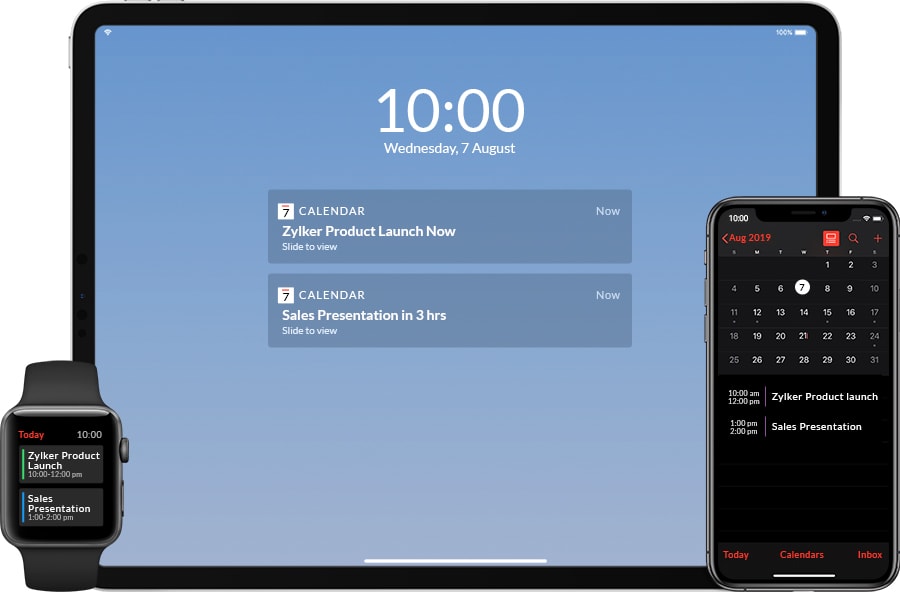 Integrazione con il calendario CRM Apple - Zoho CRM