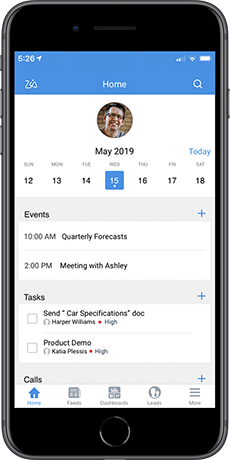 App per dispositivi mobili e scanner per biglietti da visita gratuiti - Zoho CRM