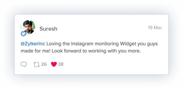 Surveillance sur les réseaux sociaux : suivez les conversations de vos prospects et vos clients sur les réseaux sociaux depuis Zoho CRM