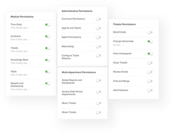 customer service system for enterprise security