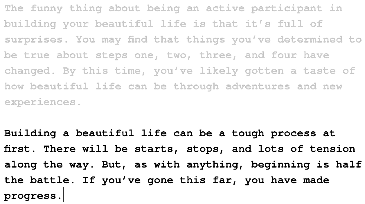 Focus mode in Writer
