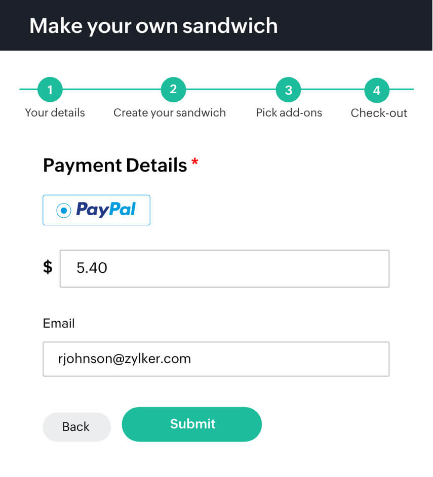 Elegant web forms with customizable themes
