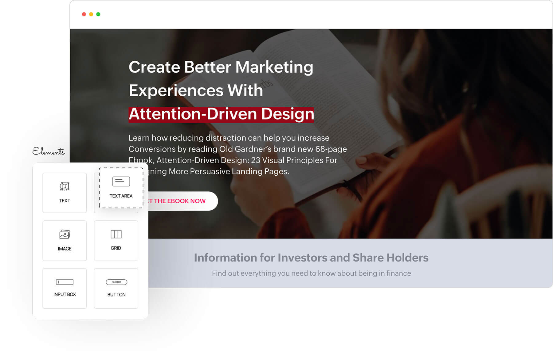 Design pages without knowing code