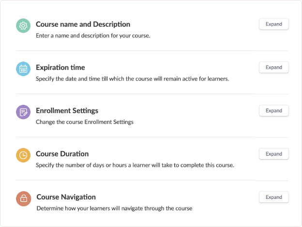 Course compliance