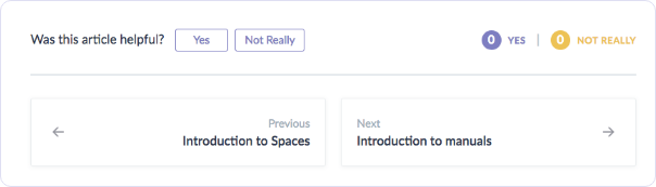 Article feedback