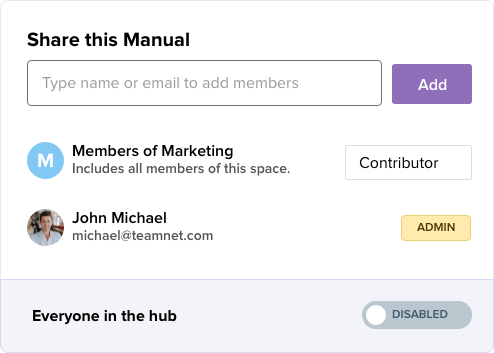 Flexible permissions