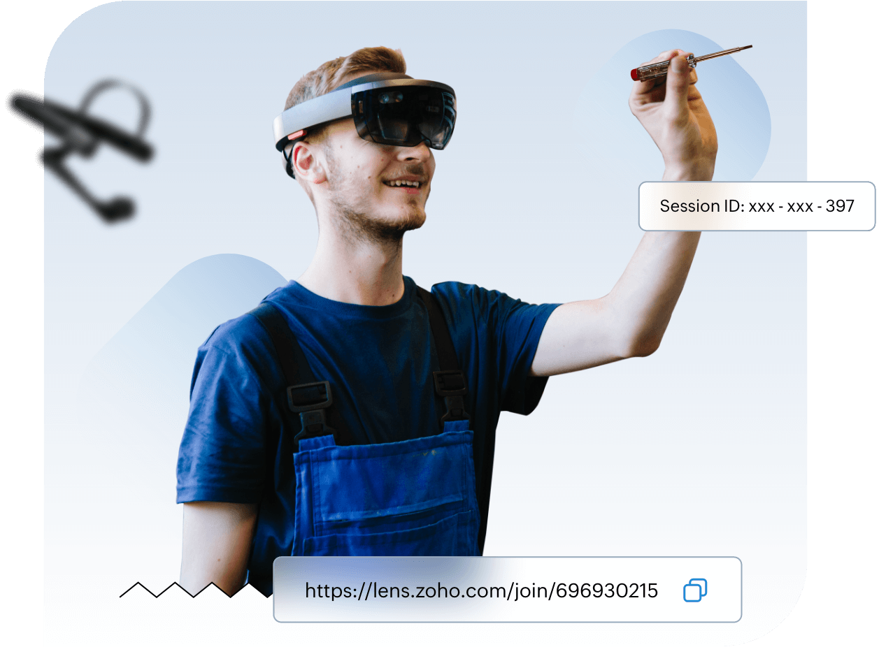 AR Field Service - Zoho Lens