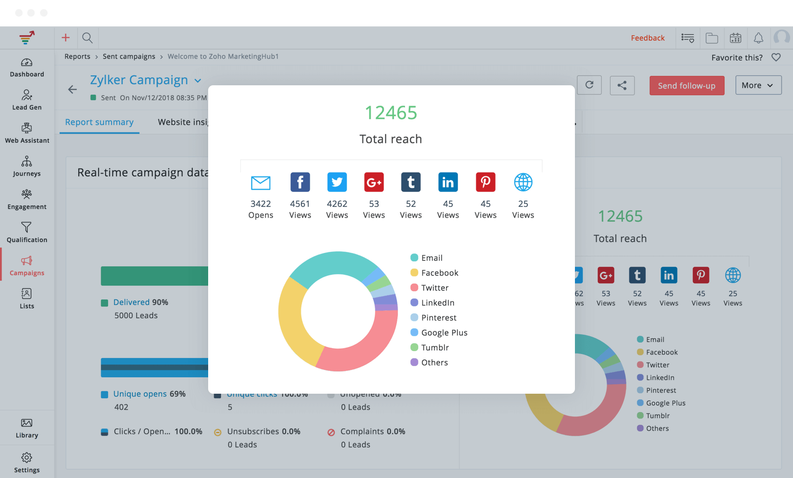 Campaign-based reports