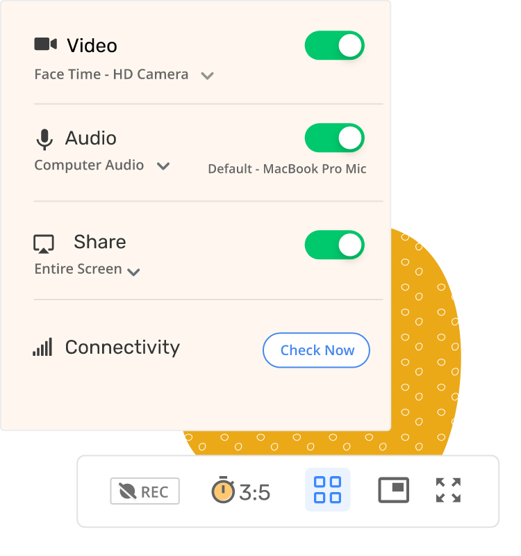 Session Recording in Webinar platform - Zoho Meeting