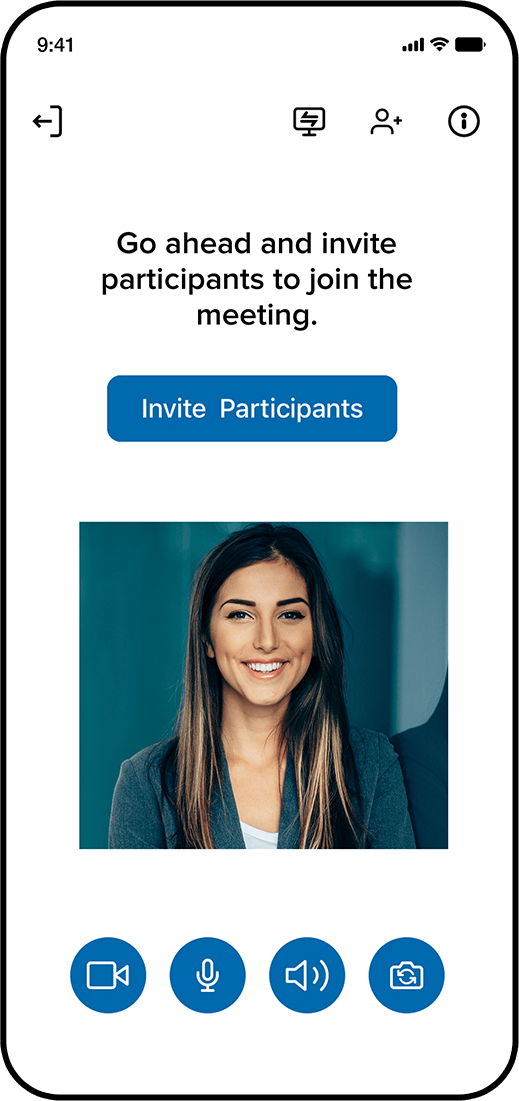 Mobile Meeting app - Zoho Meeting