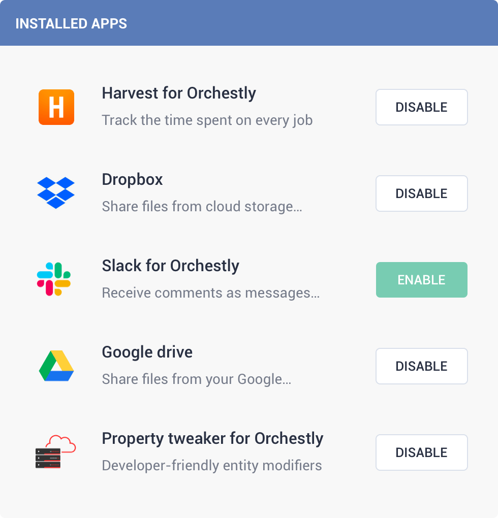 Process extensibility