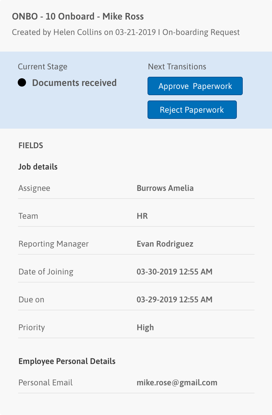 Request management