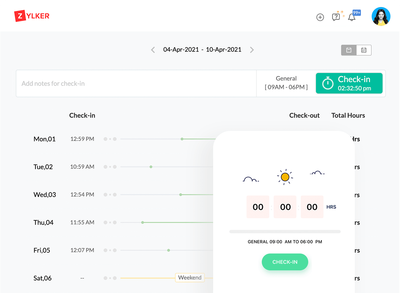 どこからでも勤怠をマーク どこからでも勤怠をマーク