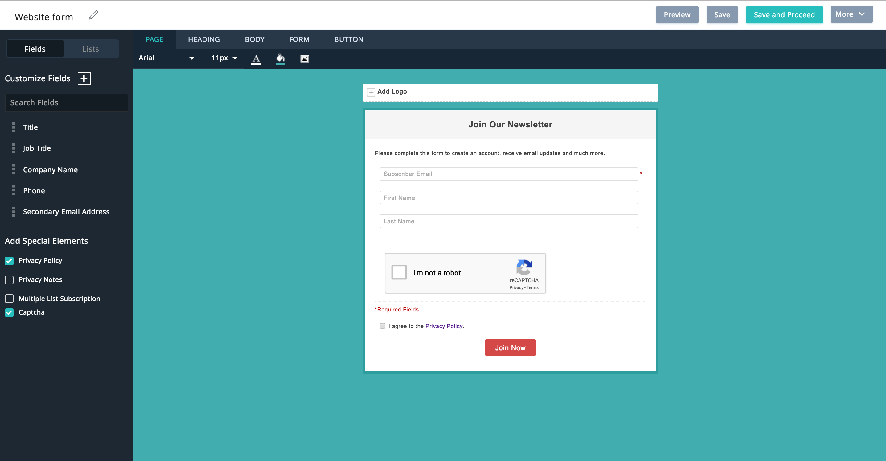 Privacy policy Privacy policy