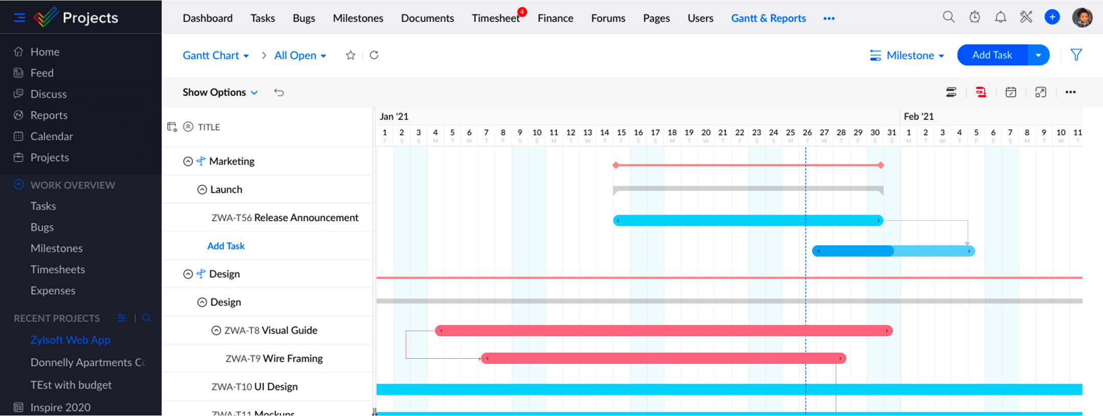 Monitor dependencies