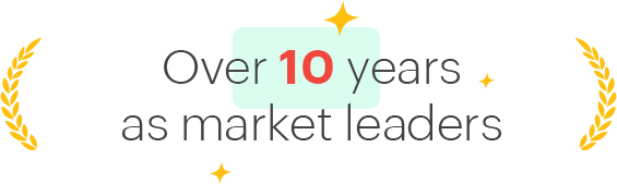 市場で10年以上の実績 市場で10年以上の実績