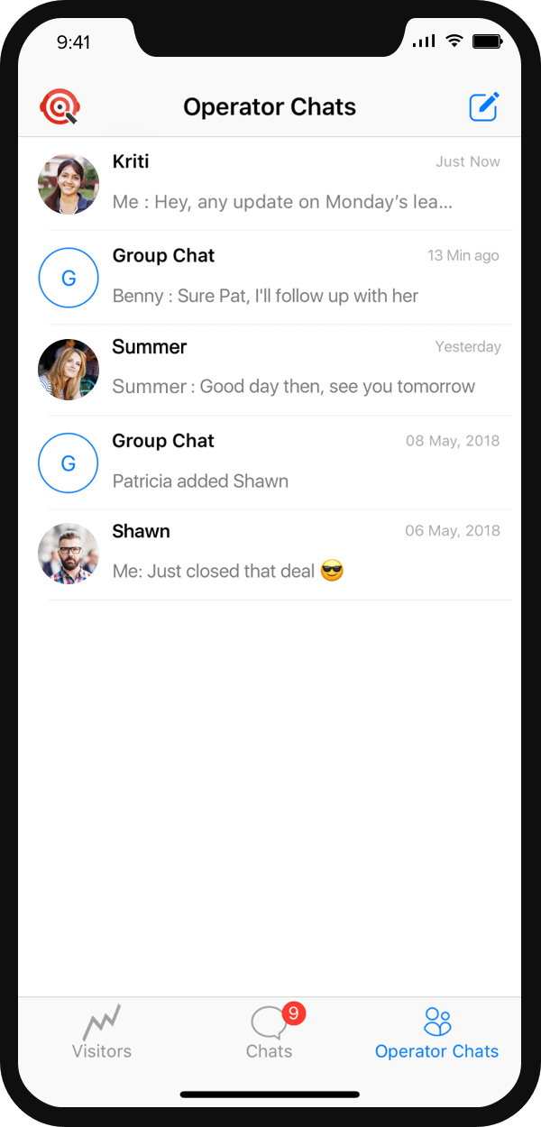 mobile live chat software
