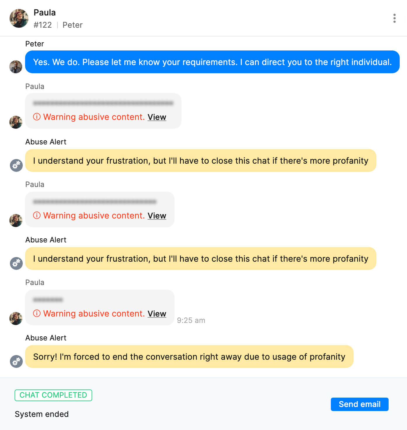 Block spammers targeting new businesses