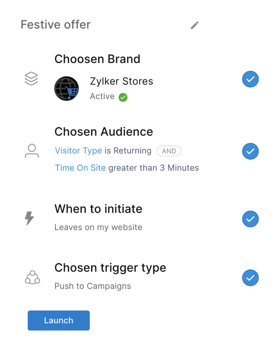 Campaign with context