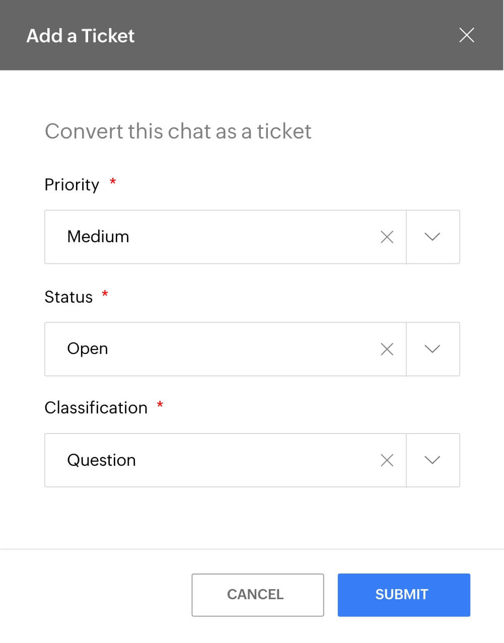 Prioritize tickets