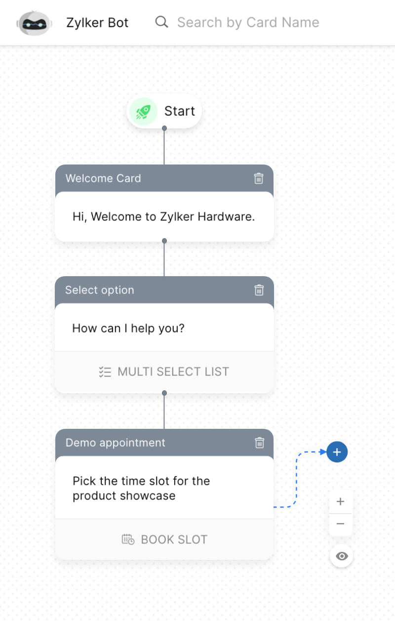 Codeless bot