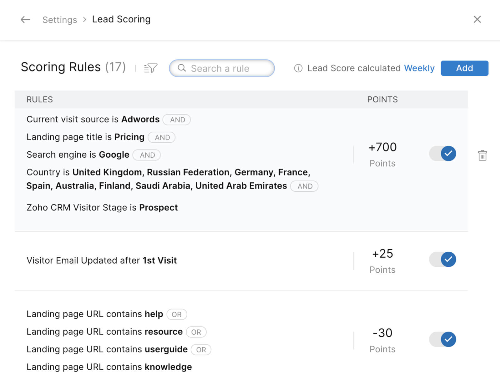 Prioritize hot prospects with lead scoring