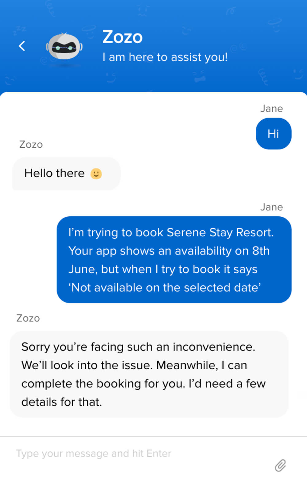 Assist round-the-clock with chatbots
