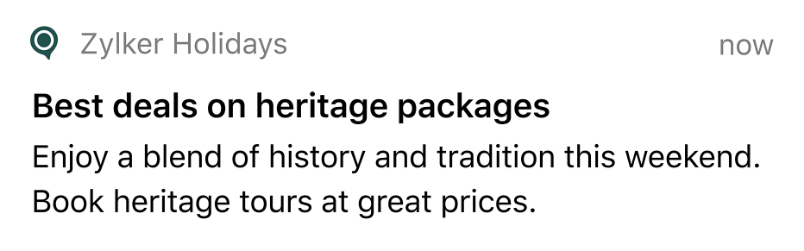 Engage users with timely messages