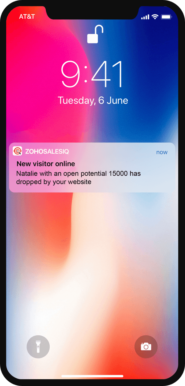 Notifications - Live chat software for iOS