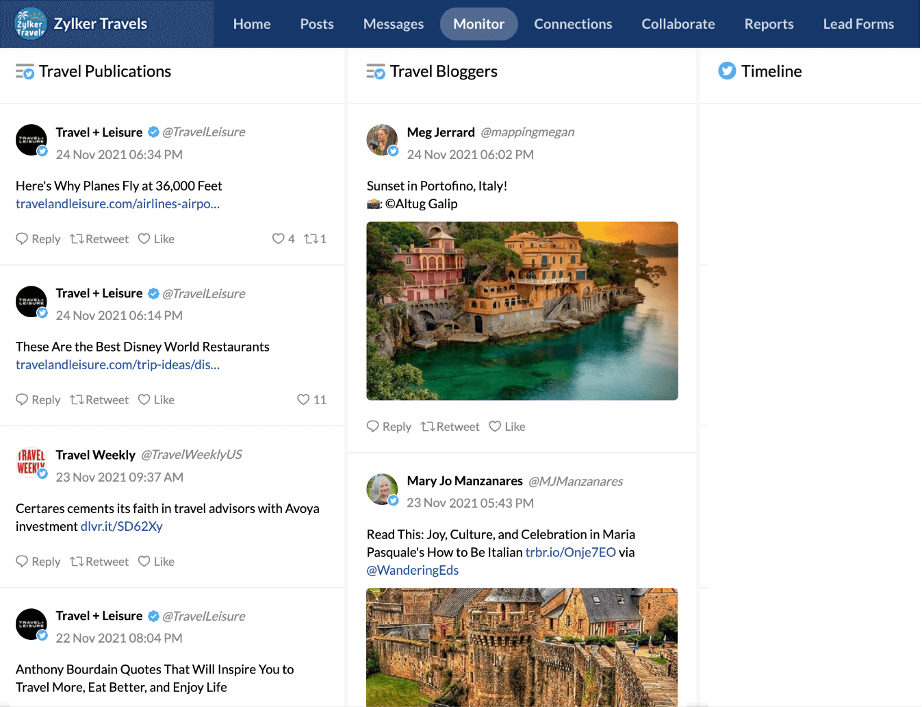 See what your audience timeline