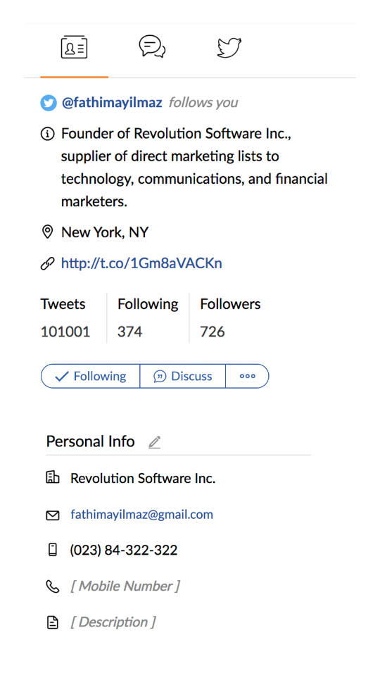 Connect followups