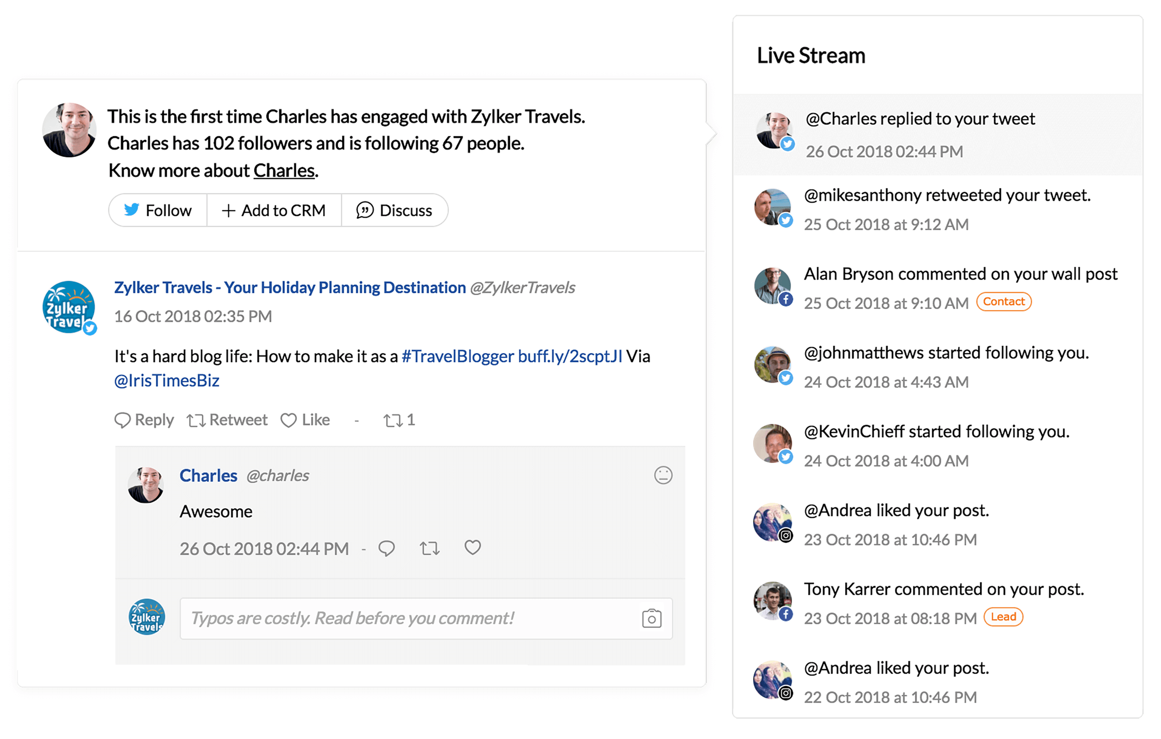 Stay tuned to all things social Stay tuned to all things social